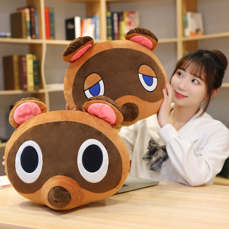 Cute Raccoon Timmy Tommy Tom Nook Animal Crossing Plush Stuffed Toy Pillow Doll