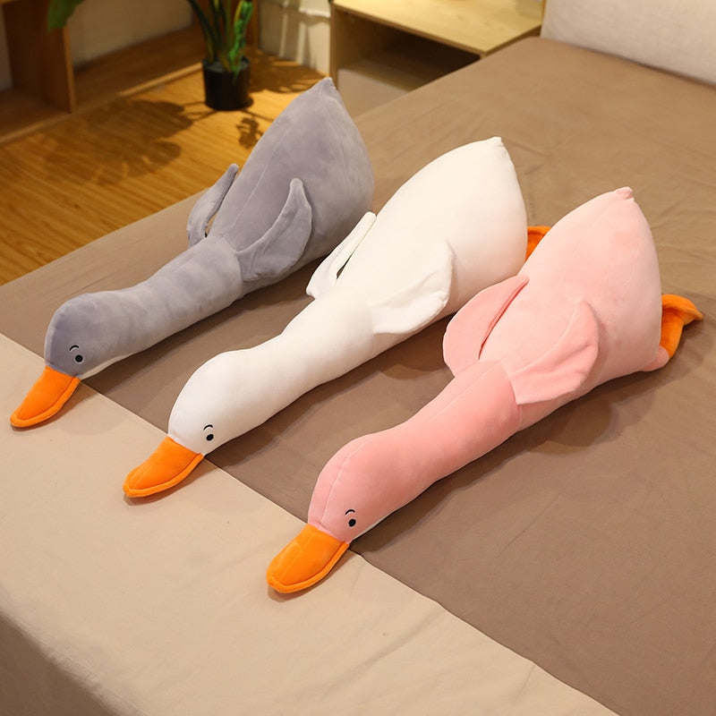 Cute Big Happy Goose Soft Plush Stuffed Pillow Doll Gifts