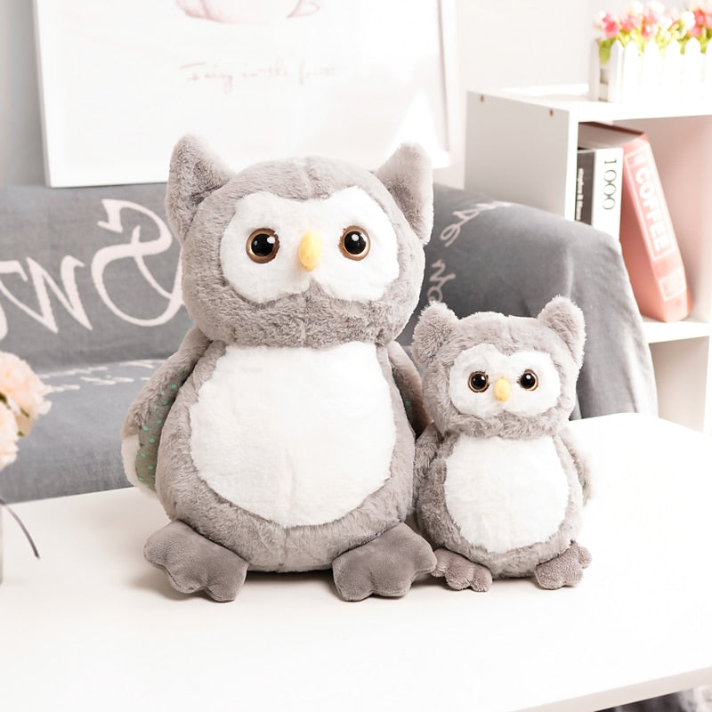 Cute Lifelike Owl Bird Soft Stuffed Plush Toy Doll