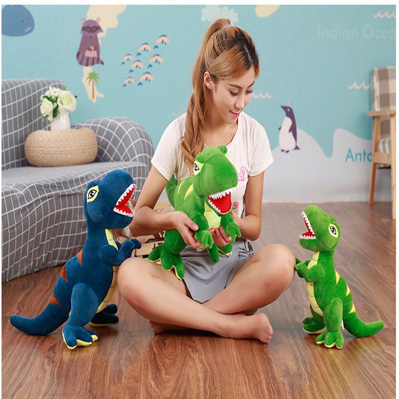 Cute T-Rex Dinosaur Fluffy Soft Plush Doll Pillow Gifts For Children