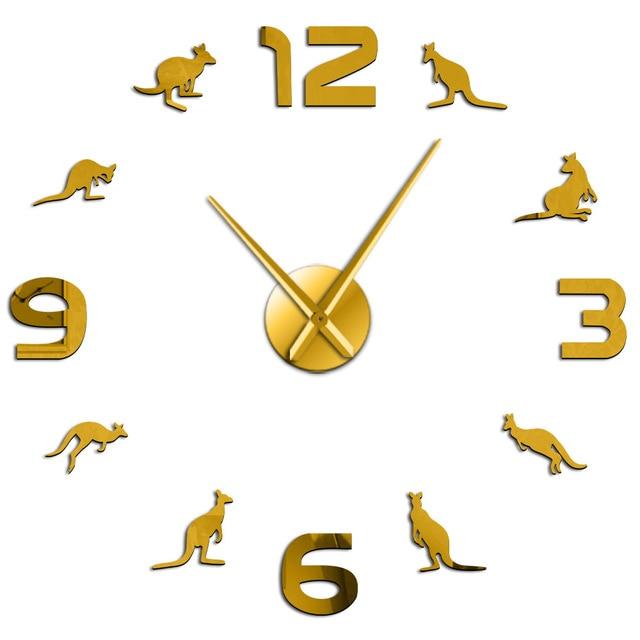 Witch with Broomstick Halloween Evil Large Frameless DIY Wall Clock