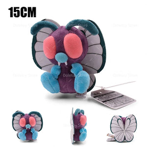 Anime Pocket Monster Pokemon Cubone Butterfree Scolipede Caterpie Horsea Zorua Furret Stuffed Plushie Dolls