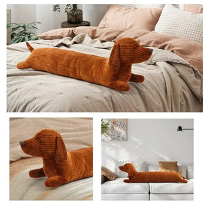 Cute Sausage Dog Soft Plush Stuffed Long Pillow Doll Dachsund Lover Gift