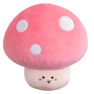 Cute Cartoon Fruit Mushroom Banana Avocado Carrot 2Stuffed Soft Plush Pillow Doll Cushion