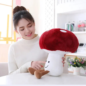 Cute Cartoon Mushroom Soft Plush Stuffed Doll Gift