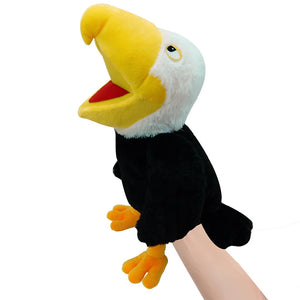 Cute Parrot Flamingo Tucan Bird Series Plush Hand Puppet Doll