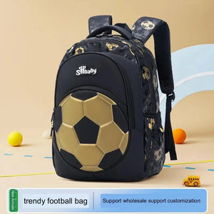 Soccer Football Backpack School Bag for Teenage Boy