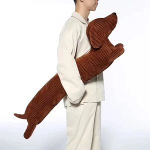 Cute Sausage Dog Soft Plush Stuffed Long Pillow Doll Dachsund Lover Gift