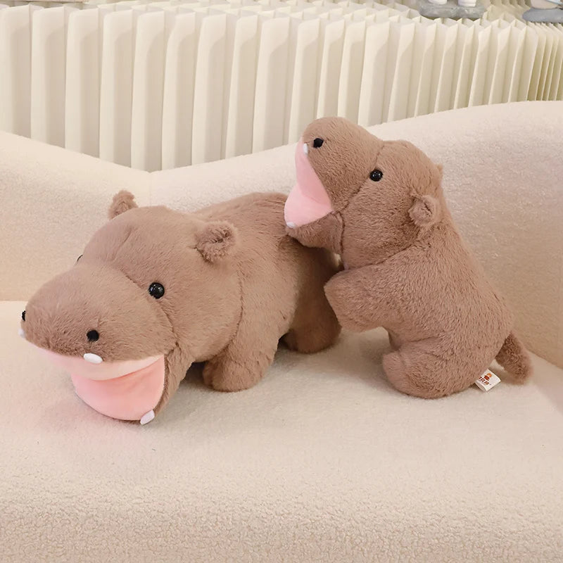 Cute Baby Pygmy Hippo Soft Plush Stuffed Doll Gift