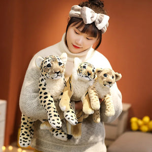 Lifelike Simulation Lion Tiger Leopard Stuffed Plush Doll Home Decor Gift