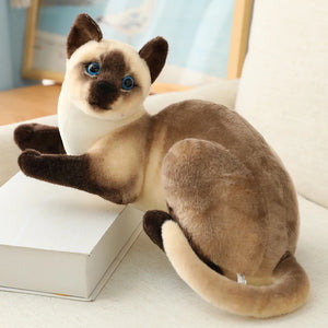 Realistic Lifelike Kitten Cat 26cm Plush Stuffed Doll Gift