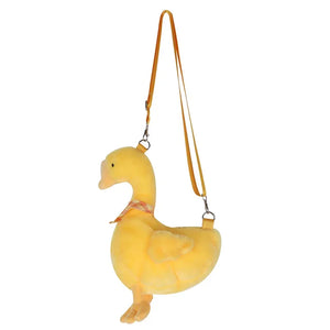 Cute Little Goose Duck Plush Purse Mini Shoulder Bag