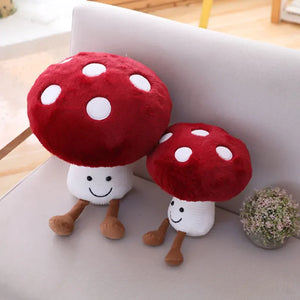 Cute Cartoon Mushroom Soft Plush Stuffed Doll Gift