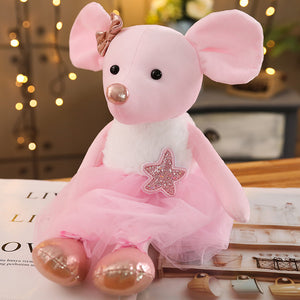 Cute Ballet Mouse Dressing Plush Dolls Stuffed Gifts