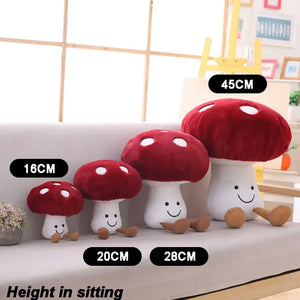 Cute Cartoon Mushroom Soft Plush Stuffed Doll Gift