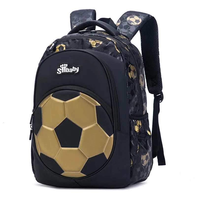 Soccer Football Backpack School Bag for Teenage Boy