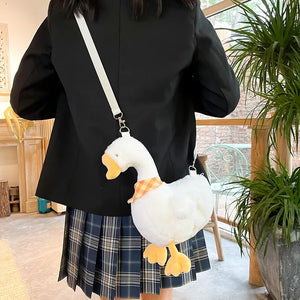 Cute Little Goose Duck Plush Purse Mini Shoulder Bag