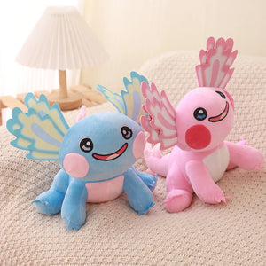 Cartoon Axolotl Hexagonal Salamander 27cm Plushie Doll Gift