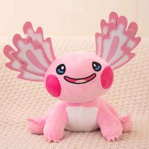 Cartoon Axolotl Hexagonal Salamander 27cm Plushie Doll Gift