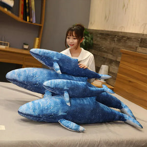 Giant Dream Blue Whale Shark Large Size Stuffed Plush Pillow Doll Gift