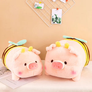 Lovely Bee Piglet Little Pig Cuddly Stuffed Plush Doll Children Gift