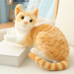 Realistic Lifelike Kitten Cat 26cm Plush Stuffed Doll Gift