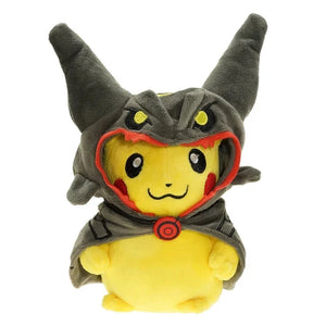 Anime Pokemon Pikachu Cosplay in Monster Suit Charizard Snorlax Garchomp Tyranitar Hydreigon Anime Eevee Lapras Plush Stuffed Doll Gift