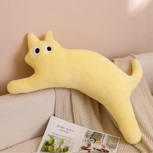 Cute Cuddly Long Cat Plushie Stuffed Doll Gift