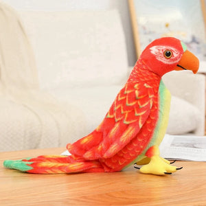 Lifelike Parrot Bird Toy Soft Plush Stuffed Doll Birthday Gift