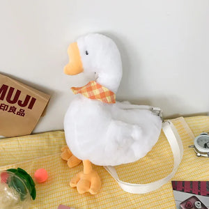 Cute Little Goose Duck Plush Purse Mini Shoulder Bag