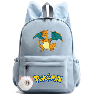 Anime Pokemon Pocket Monsters Light Weight School Bag Backpack