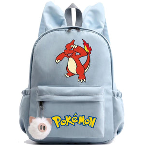 Anime Pokemon Pocket Monsters Light Weight School Bag Backpack