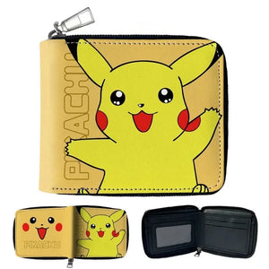 Anime Pokemon Eevee Gengar Jigglypuff Coin Purse Kids Wallet