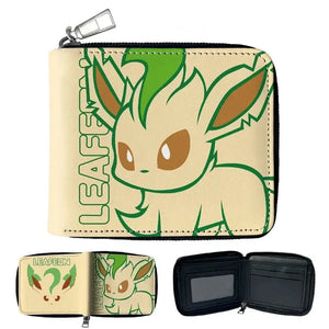 Anime Pokemon Eevee Gengar Jigglypuff Coin Purse Kids Wallet