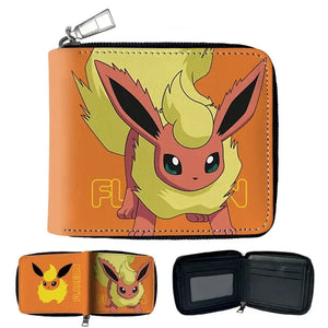 Anime Pokemon Eevee Gengar Jigglypuff Coin Purse Kids Wallet