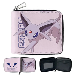 Anime Pokemon Eevee Gengar Jigglypuff Coin Purse Kids Wallet