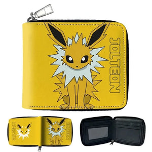 Anime Pokemon Eevee Gengar Jigglypuff Coin Purse Kids Wallet