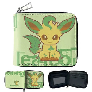 Anime Pokemon Eevee Gengar Jigglypuff Coin Purse Kids Wallet