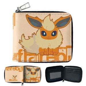 Anime Pokemon Eevee Gengar Jigglypuff Coin Purse Kids Wallet