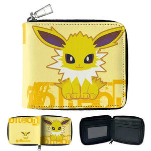 Anime Pokemon Eevee Gengar Jigglypuff Coin Purse Kids Wallet