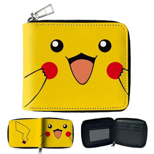 Anime Pokemon Eevee Gengar Jigglypuff Coin Purse Kids Wallet