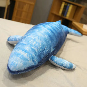 Giant Dream Blue Whale Shark Large Size Stuffed Plush Pillow Doll Gift