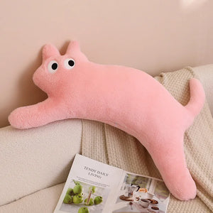 Cute Cuddly Long Cat Plushie Stuffed Doll Gift