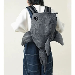 Funny Whale Shark Shape Large Capacity School Bag Backpack