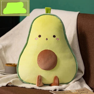 Cute Cartoon Fruit Mushroom Banana Avocado Carrot 2Stuffed Soft Plush Pillow Doll Cushion