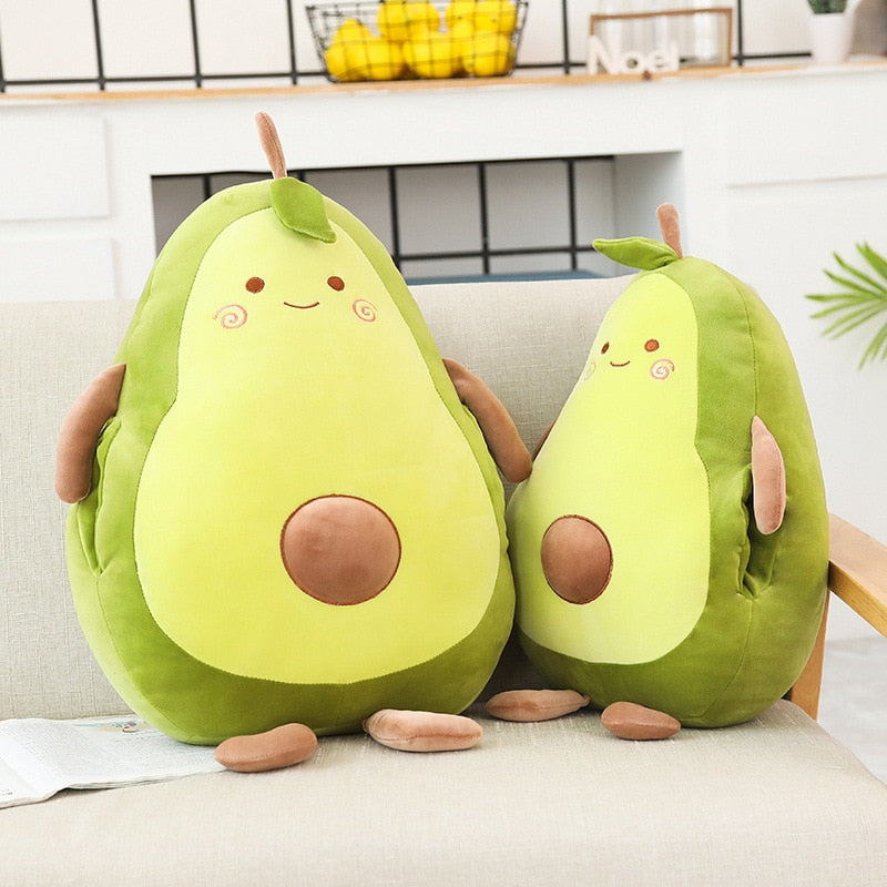 Cute Avocado Fruit Plush Pillow Cushion Doll