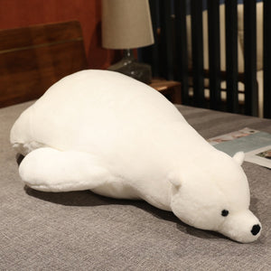 Cute Giant White Polar Bear 110cm Soft Plushie Pillow Doll Toy