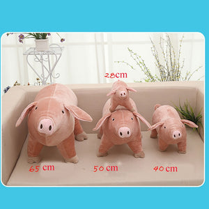 Funny Happy Pig Soft Plush Stuffed Toy Doll