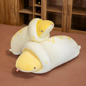 Cute Cartoon Tsuchinoko Japanese Snake Stuffed Plush Doll Toy