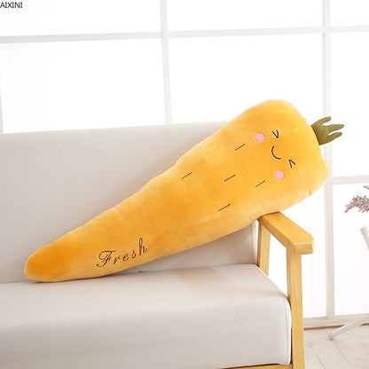 Cute Fruit Vegetable Super Long 80 Plush Pillow Doll Toy